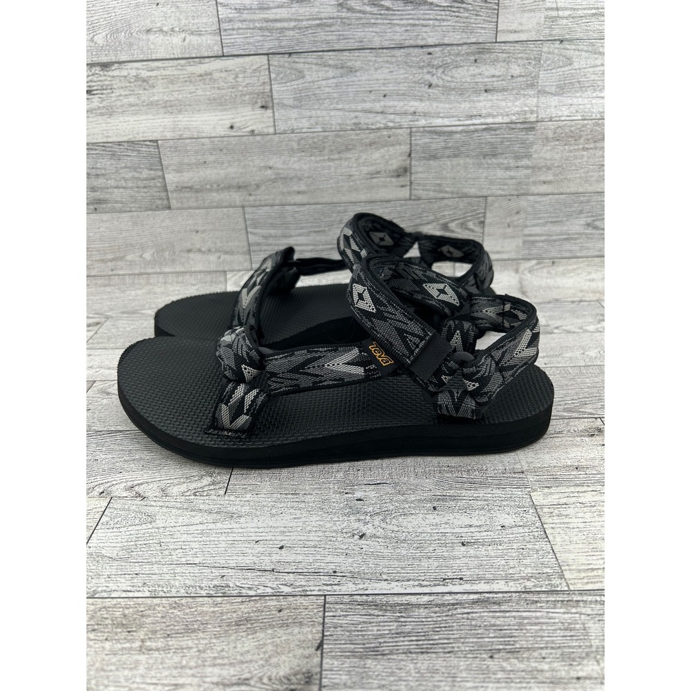 Teva Original Universal Sandals Black Geometric Strap Sport Outdoor Size 7 - Picture 3 of 10